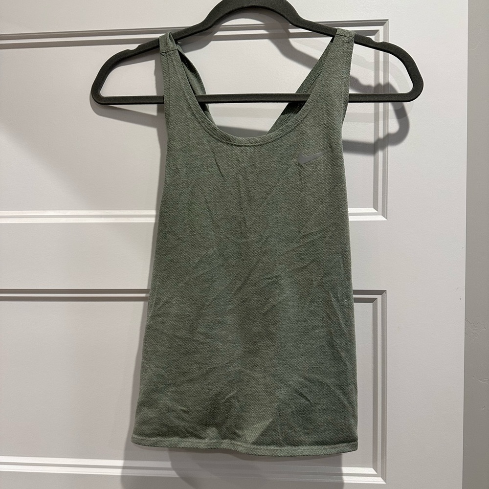 Green Nike tank